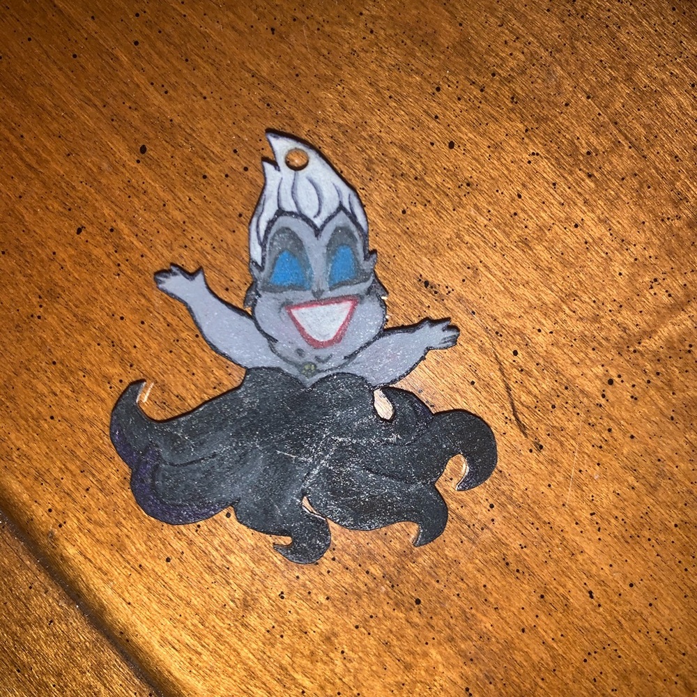 Ursula shrinky dink charm